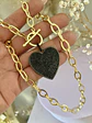 Collar Corazón Black circones  - Miniatura 1