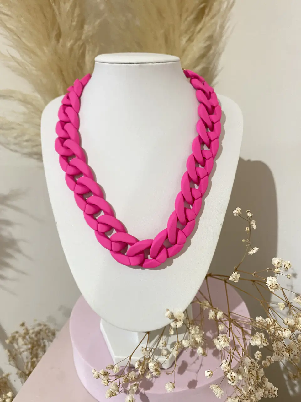 Collar Maxi Fucsia Beach 1