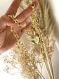 Collar Corazón Gold Maxi Eslabones redondos  - Miniatura 3
