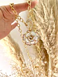 Collar Maxi Camelia Nácar broche Luxury - Miniatura 2
