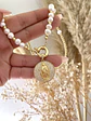 Collar Perlas rio medalla Virgen circones  - Miniatura 5