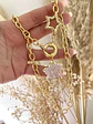 Collar Dúo Estrellas Cuarzo y circones gold  - Miniatura 3
