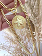 Collar Maxi Medallón Estrella gold - Miniatura 1