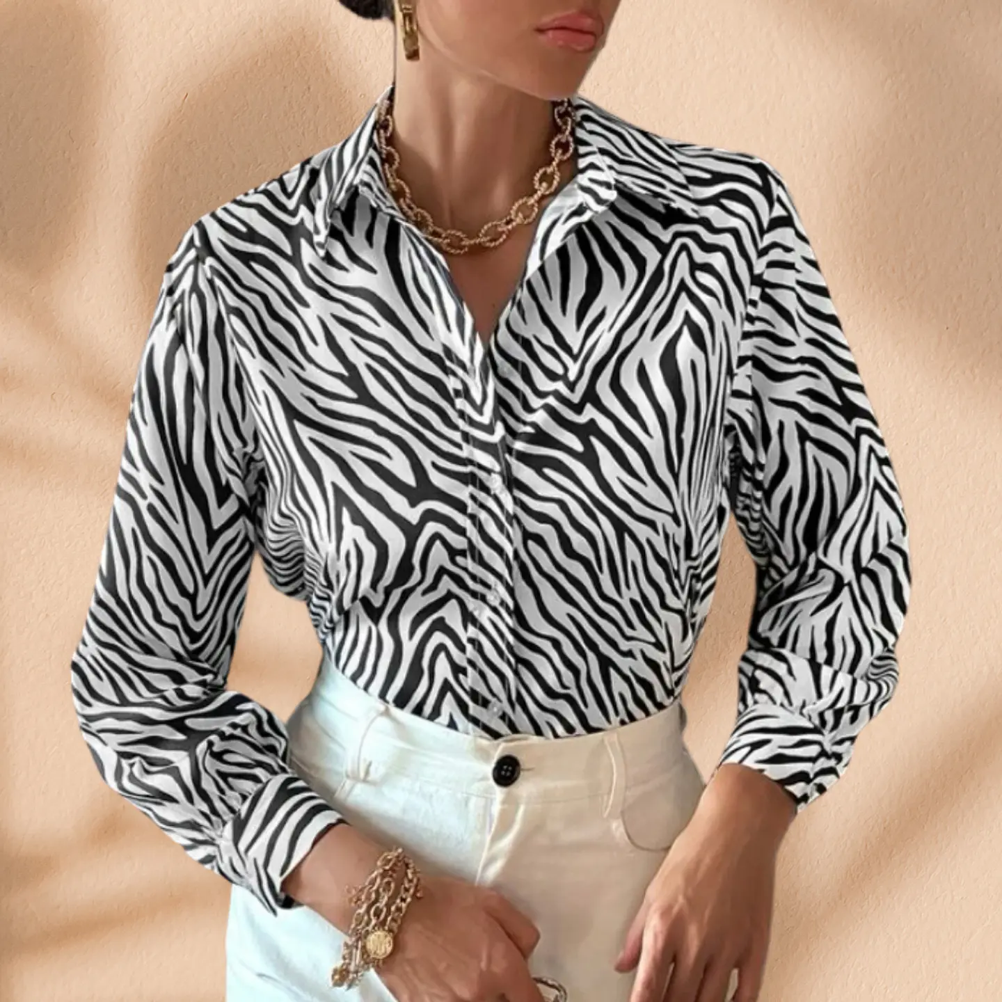 Blusa Print Cebra  1
