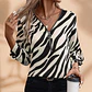 Blusa Minga Estampado Cebra  - Miniatura 1