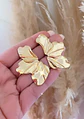 Aros Maxi Pétalos gold - Miniatura 2