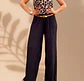 Pantalon Palazzo Noir - Miniatura 1