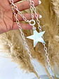 Collar Maxi Estrella lijada enchape plata  - Miniatura 2