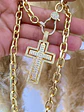 Collar Maxi Cruz Circones Gold - Miniatura 4