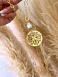 Collar Maxi Medallón Mándala Perla Rustica  - Miniatura 4