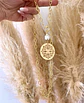 Collar Maxi Medallón Mándala Perla Rustica  - Miniatura 5