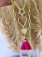 Collar Summer Pink Dark gold - Miniatura 4