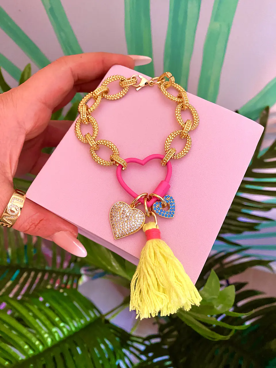 Maxi Pulsera Summer Yellow Bright 3