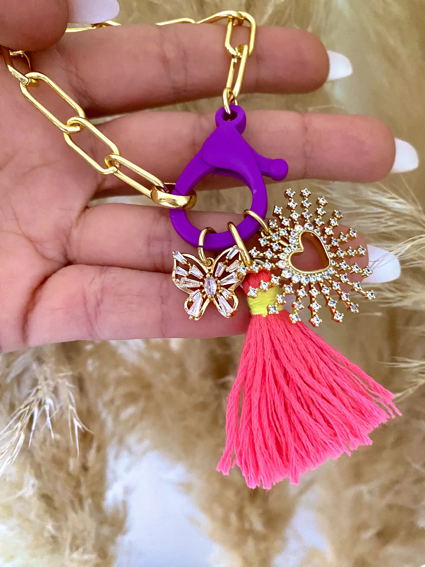 Brazalete Summer Violet Gold 3