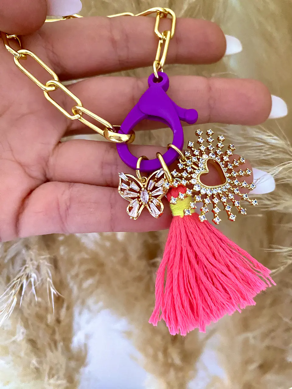 Brazalete Summer Violet Gold 3