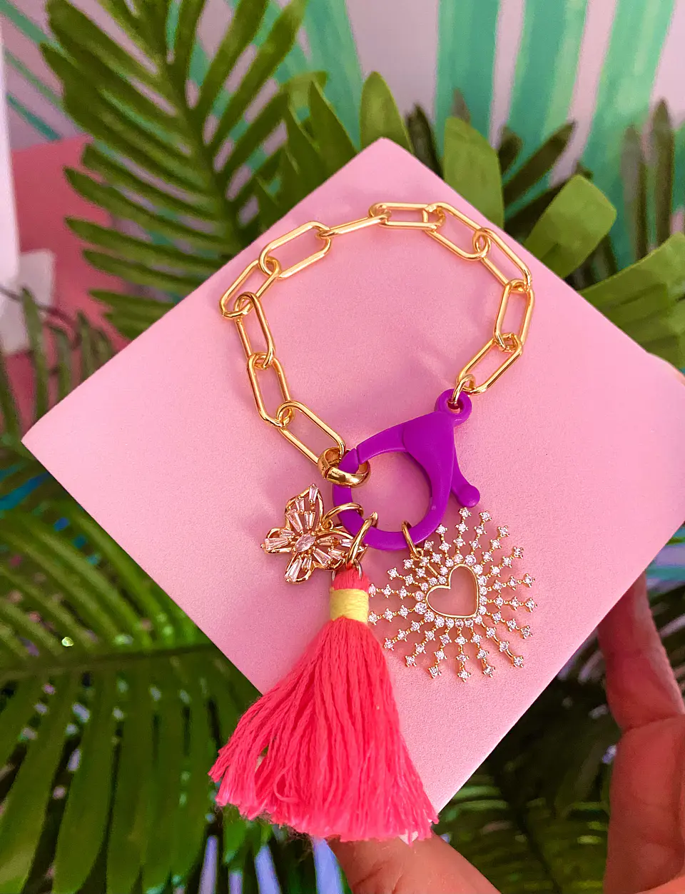 Brazalete Summer Violet Gold 4