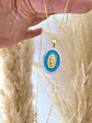 Cadena Medalla Virgen Turquesa  - Miniatura 2