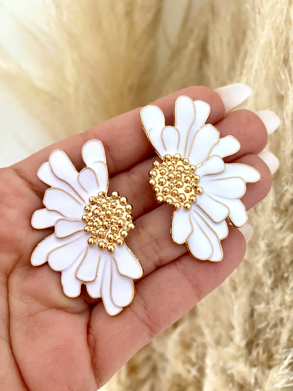 Aros Margarita Blanca  1