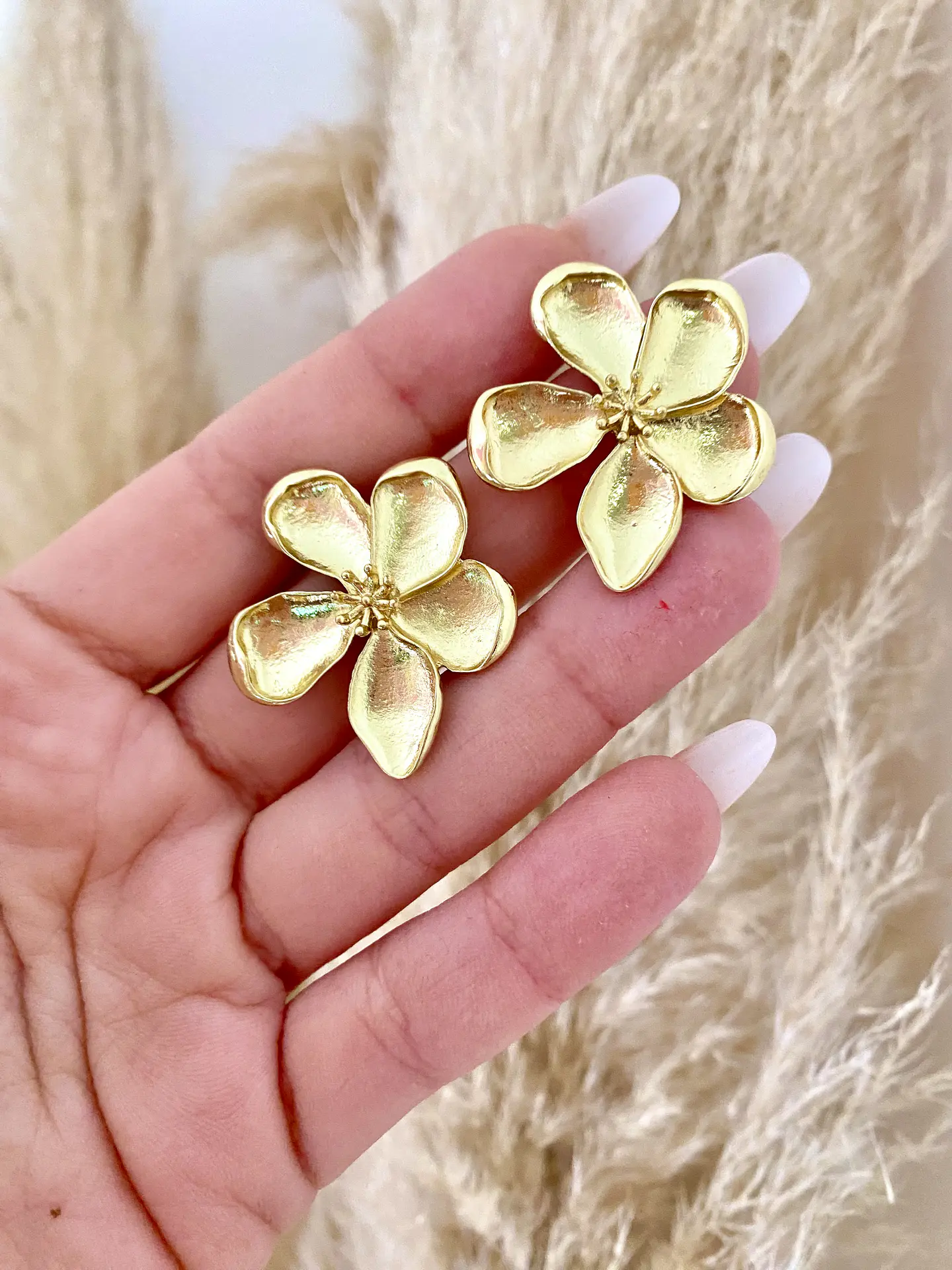 Aros Flor Bermuda Simple Gold 2