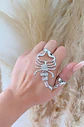 Maxi Anillo Escorpión Ajustable Silver - Miniatura 2