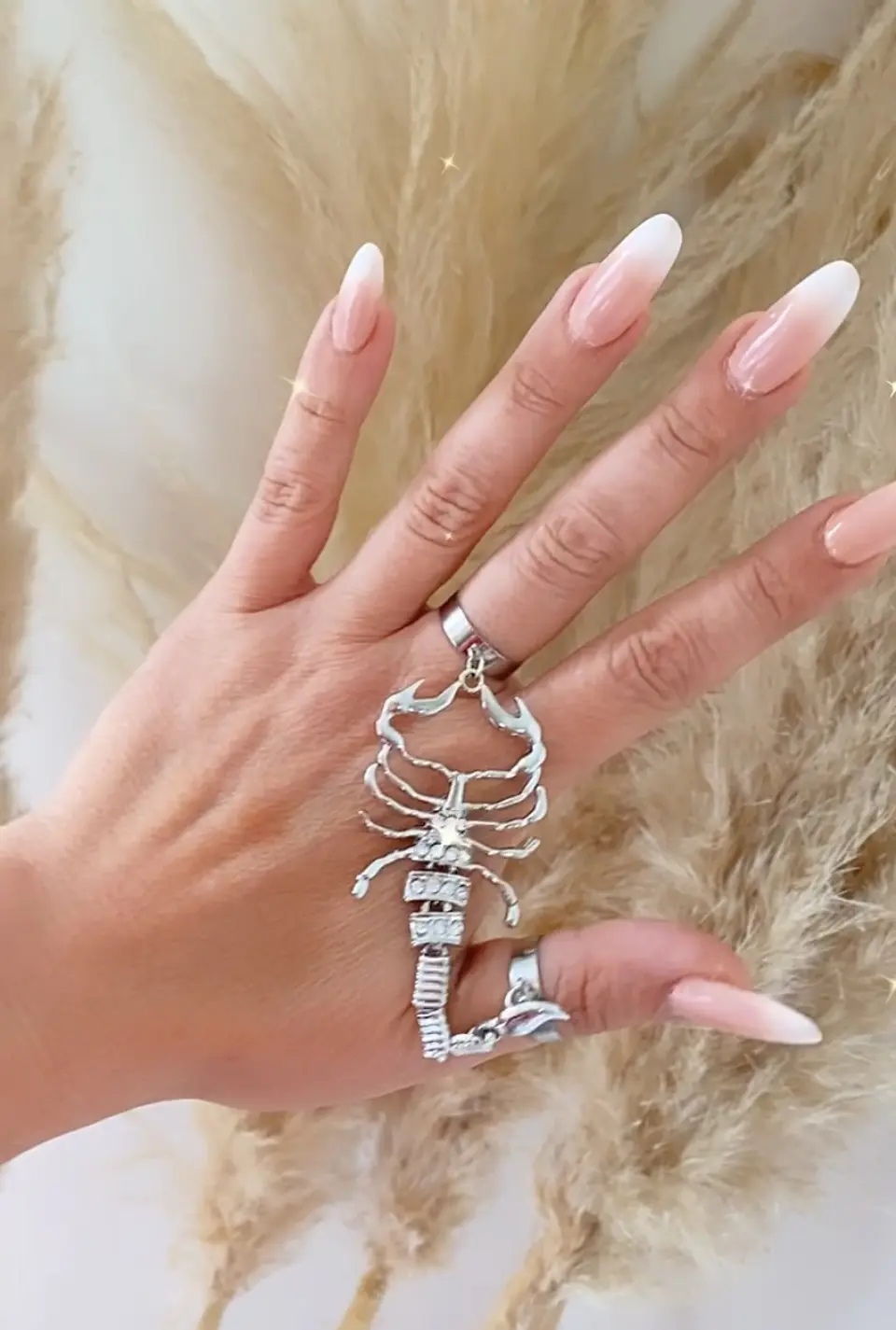 Maxi Anillo Escorpión Ajustable Silver 5