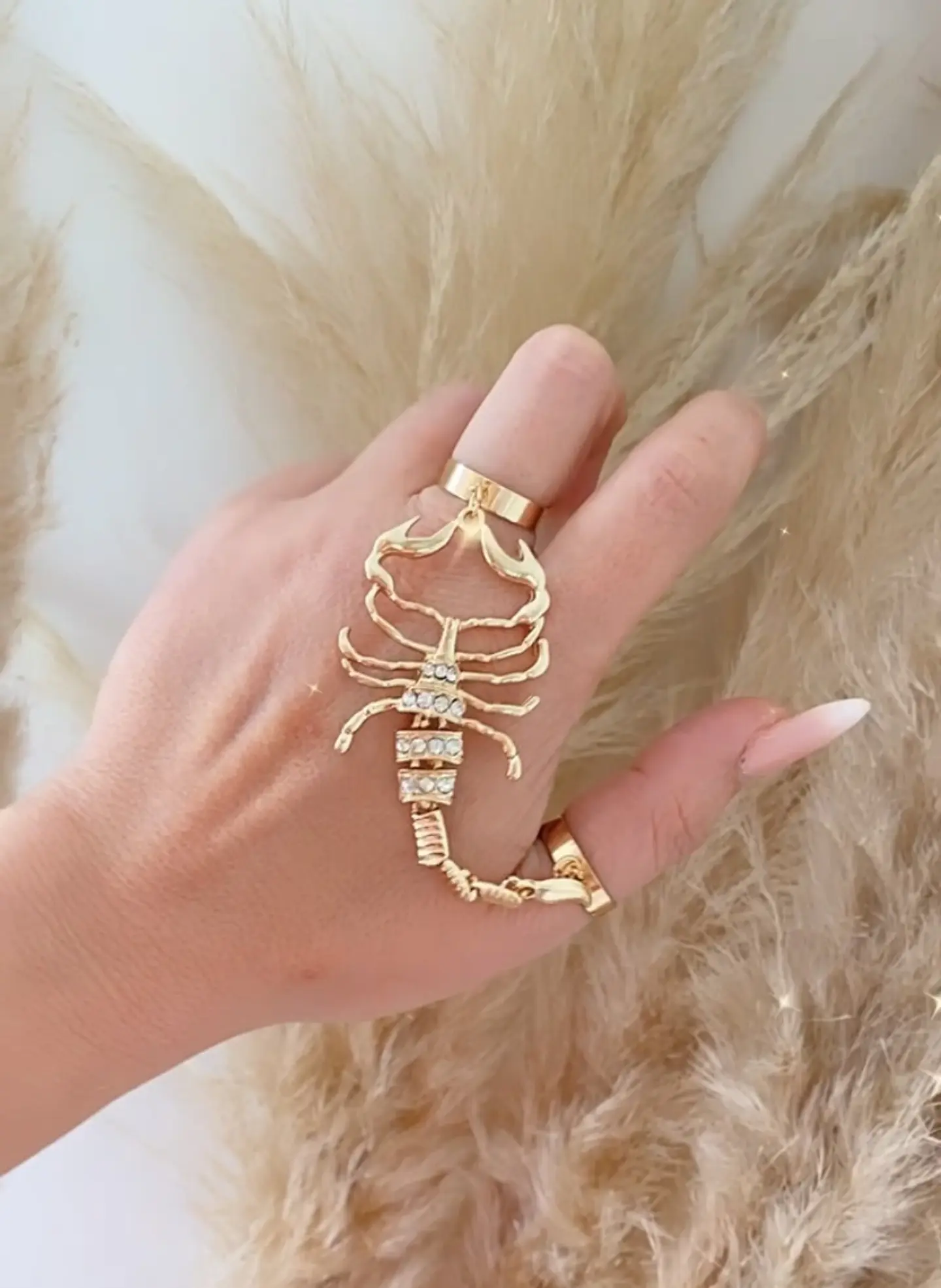 Maxi Anillo Escorpión Ajustable Gold 4