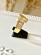 Anillo Luxury Corazon Circones Gold  talla 9 - Miniatura 4