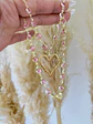  Collar Eslabones Rosa Corazon gold - Miniatura 4