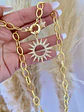 Collar Maxi Eslabones Sol y Estrellita gold - Miniatura 3