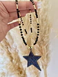 Collar Estrella Black Circones piedras facetadas - Miniatura 1