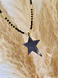 Collar Estrella Black Circones piedras facetadas - Miniatura 4
