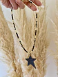 Collar Estrella Black Circones piedras facetadas - Miniatura 7