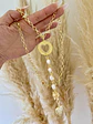 Collar XL Medallón Corazón Cascada y Perlas  - Miniatura 2