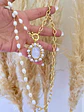 Collar Maxi Medallon Virgen Perlas - Miniatura 2