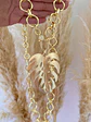 Collar Maxi eslabones Hoja XL - Miniatura 3