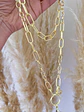 Collar XL Estrella cuarzo y eslabones mixtos  - Miniatura 3
