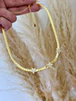 Collar choker Cinta trío Estrellas gold  - Miniatura 3
