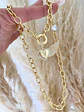 Collar Corazón alado Broche timon gold - Miniatura 2