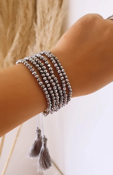 Brazalete Miyuki Silver 