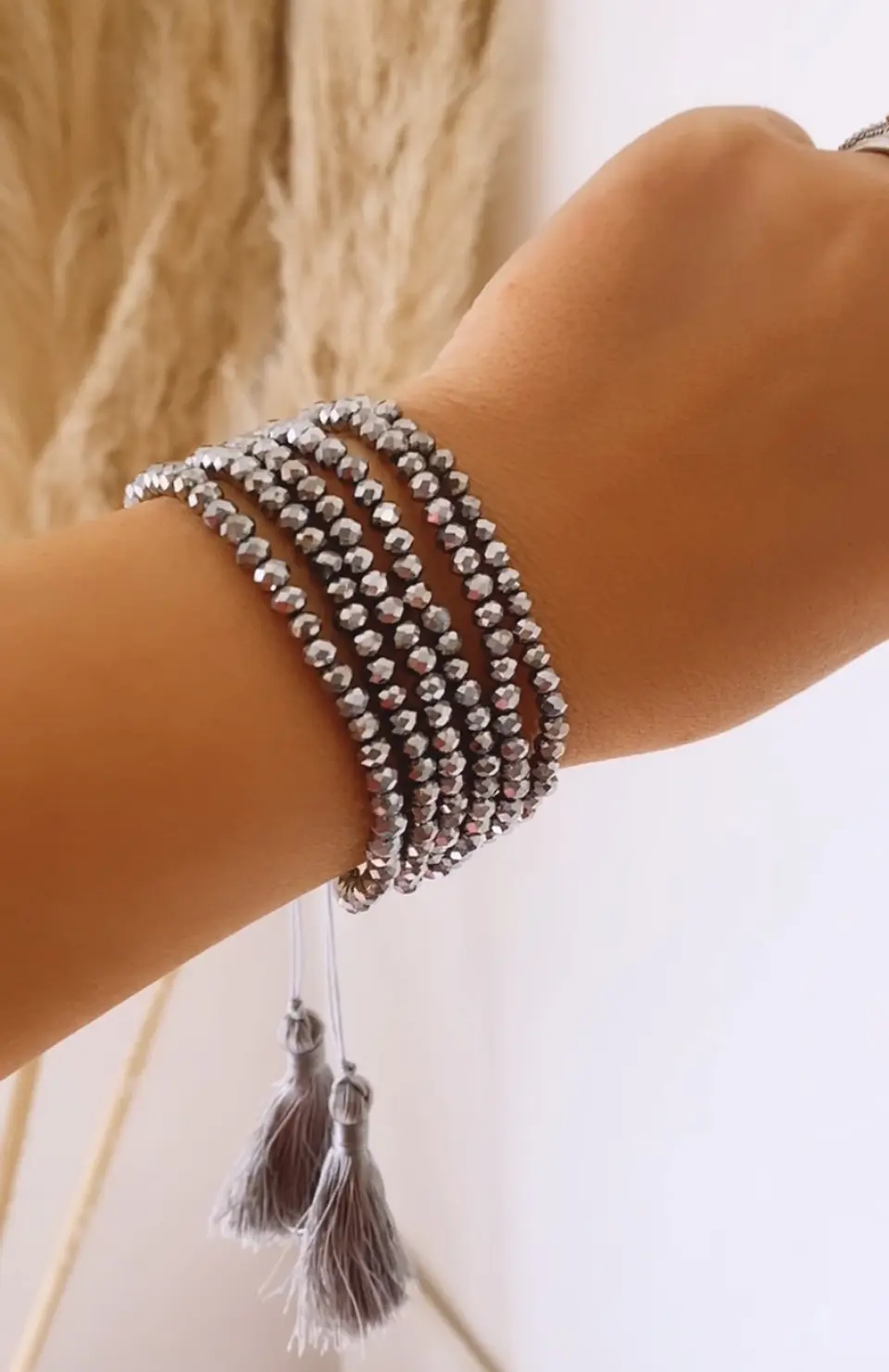 Brazalete Miyuki Silver  1