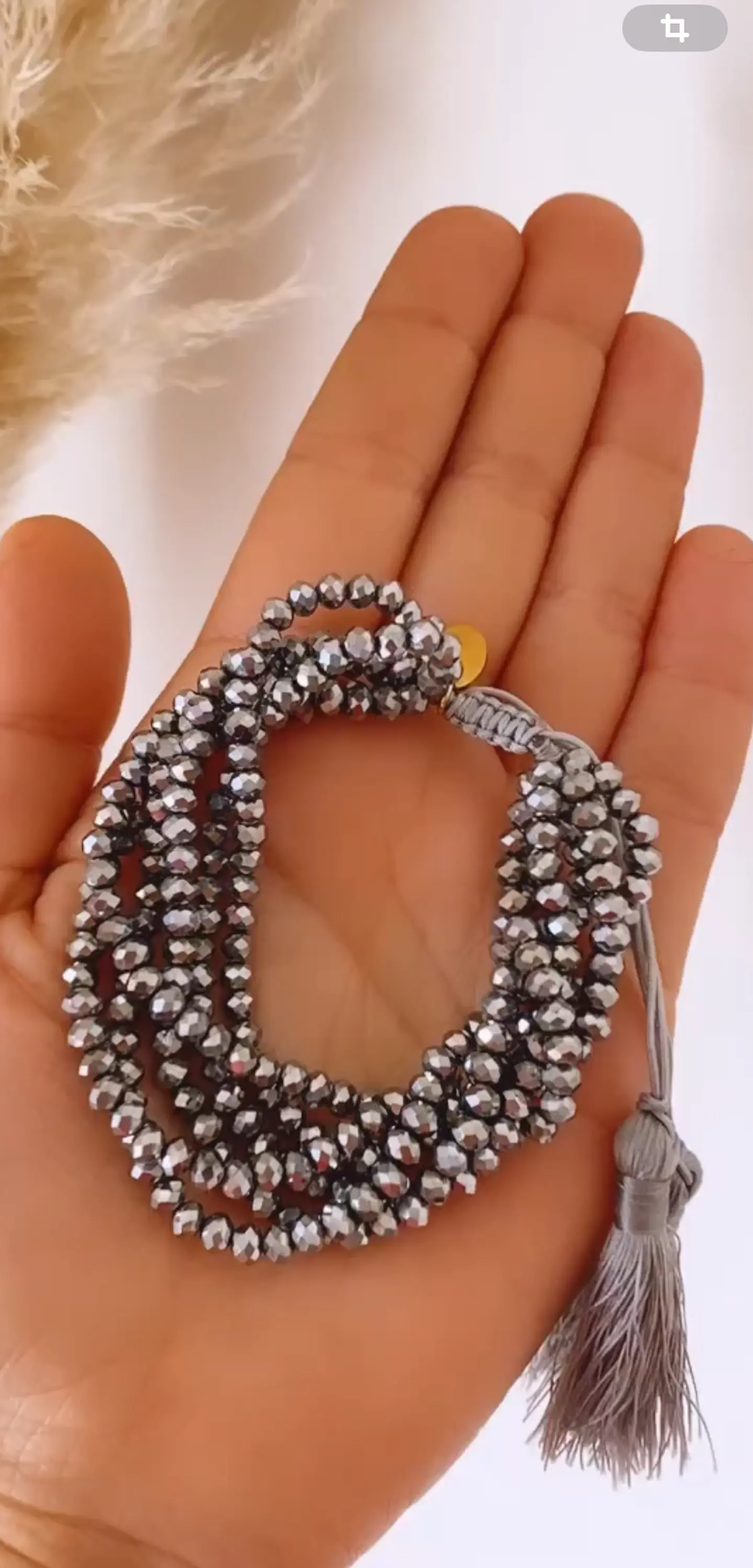 Brazalete Miyuki Silver  3