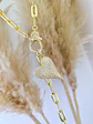 Collar XL corazón Circones Broche luxury  - Miniatura 3