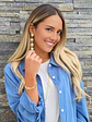 Aros  Maxi Estrellas Cascada Gold - Miniatura 4