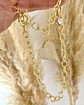 Collar Maxi Corazon Circones Punto luz Corazón Cristal Gold - Miniatura 3