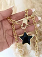 Collar Maxi Estrella Obsidiana Black broche luxury  - Miniatura 3