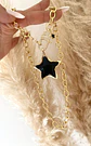 Collar Maxi Estrella Obsidiana Black broche luxury  - Miniatura 5