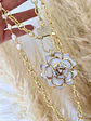 Collar XL Maxi Camelia Cadena Perlas broche luxury  - Miniatura 2
