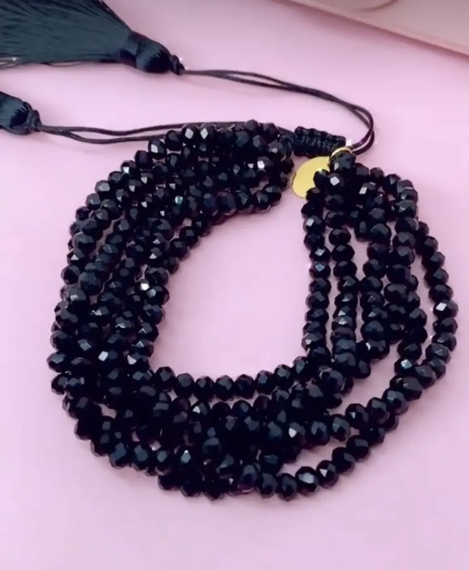 Brazalete Miyuki Black 3
