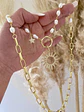 Collar Soleir Perlas y maxi eslabones gold - Miniatura 1