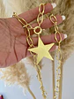 Collar XL Maxi Estrella Lijada Gold - Miniatura 3